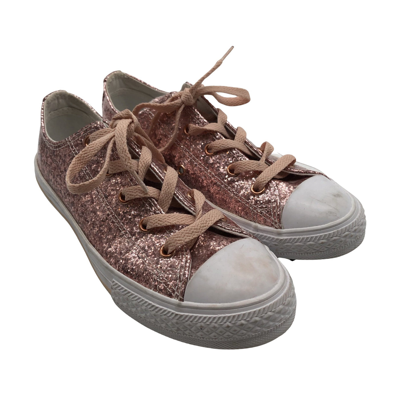 Tyttöjen Converse - Tennarit, koko 34 - Vaaleanpunainen (2)