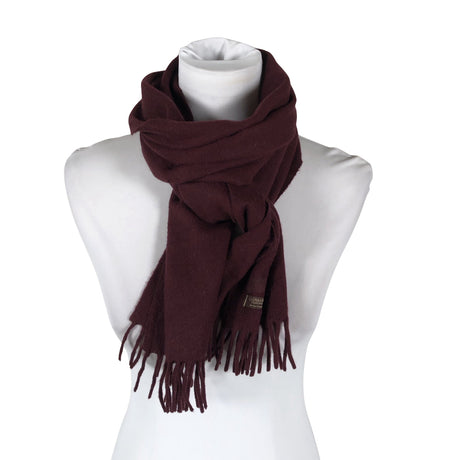 Naisten Cashmere - Huivi, koko One size - Viininpunainen ()