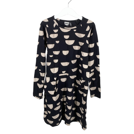 Tyttöjen Papu - Trikoomekko, koko 134 - 140 - Musta ()