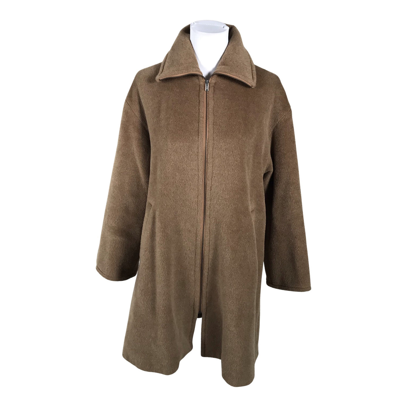 Naisten Ritva Falla - Villakangastakki, koko 34 - Beige (1)