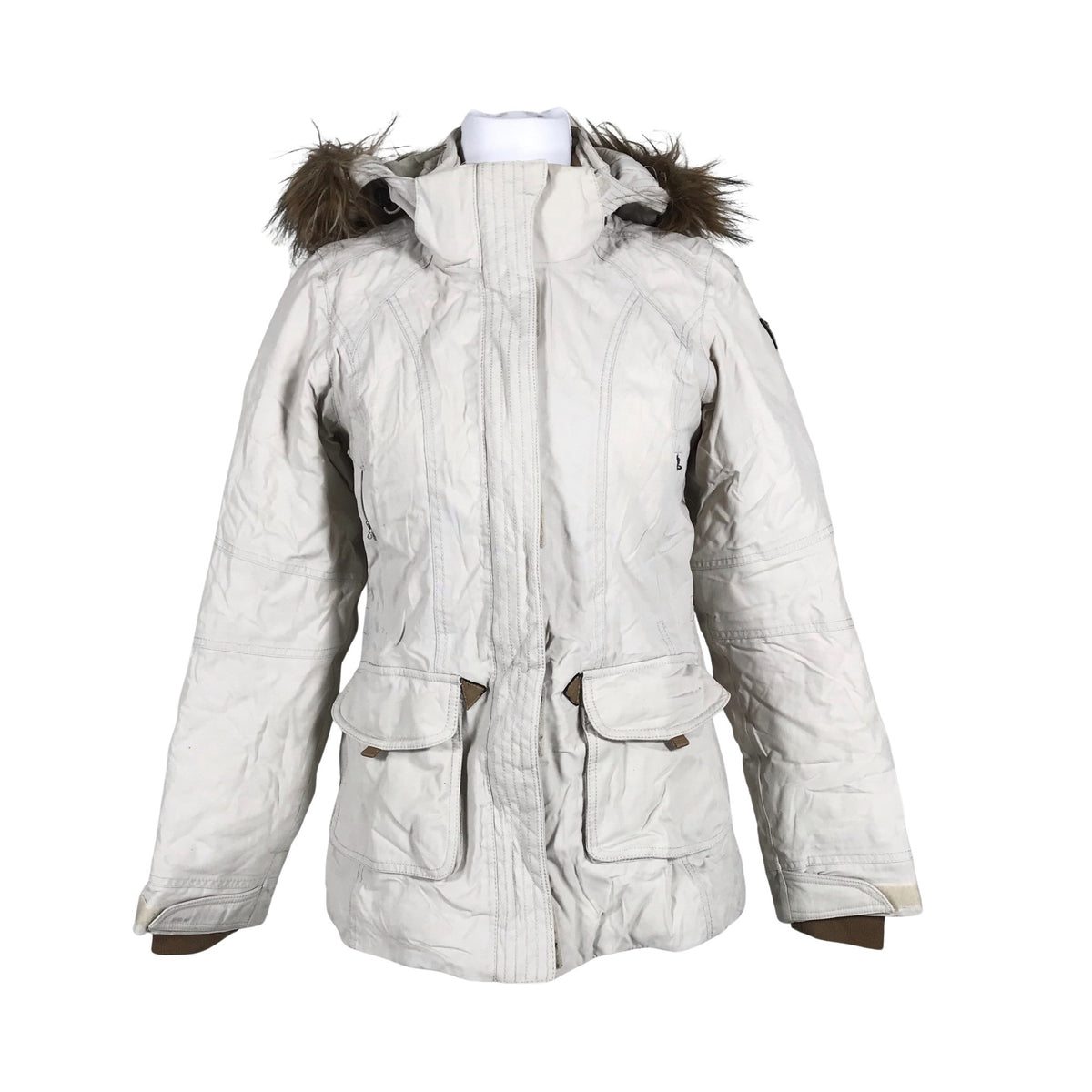 Naisten Icepeak - Toppatakki, koko 34 - Beige (1)