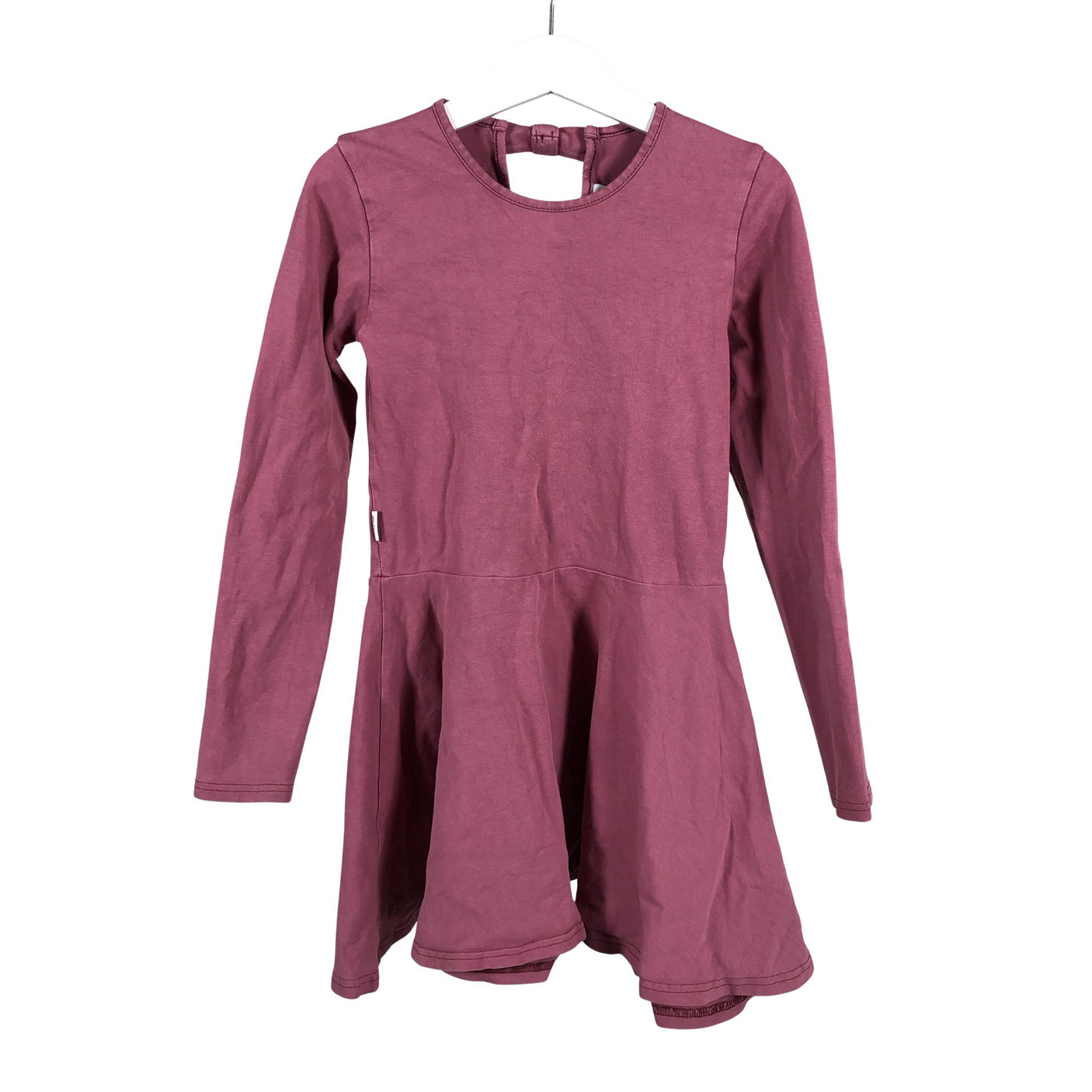 Tyttöjen Gugguu - Trikoomekko, koko 122 - 128 - Pinkki (2)