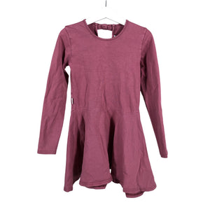 Tyttöjen Gugguu - Trikoomekko, koko 122 - 128 - Pinkki (2)