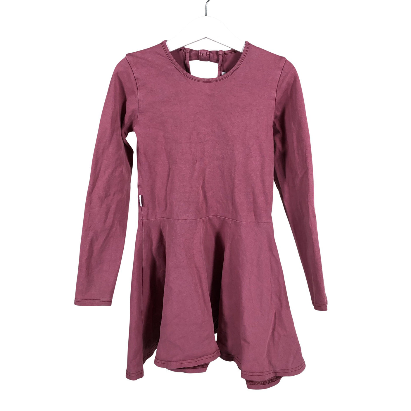 Tyttöjen Gugguu - Trikoomekko, koko 122 - 128 - Pinkki (1)
