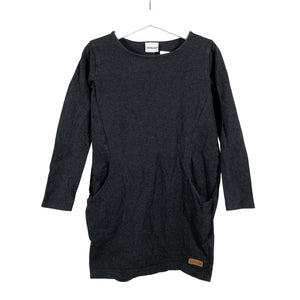 Tyttöjen Metsola - Trikoomekko, koko 122 - 128 - Harmaa (1)