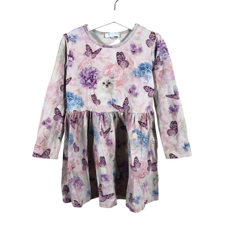 Tyttöjen Pop & Co Helsinki - Trikoomekko, koko 116 - 122 - Vaaleanpunainen ()