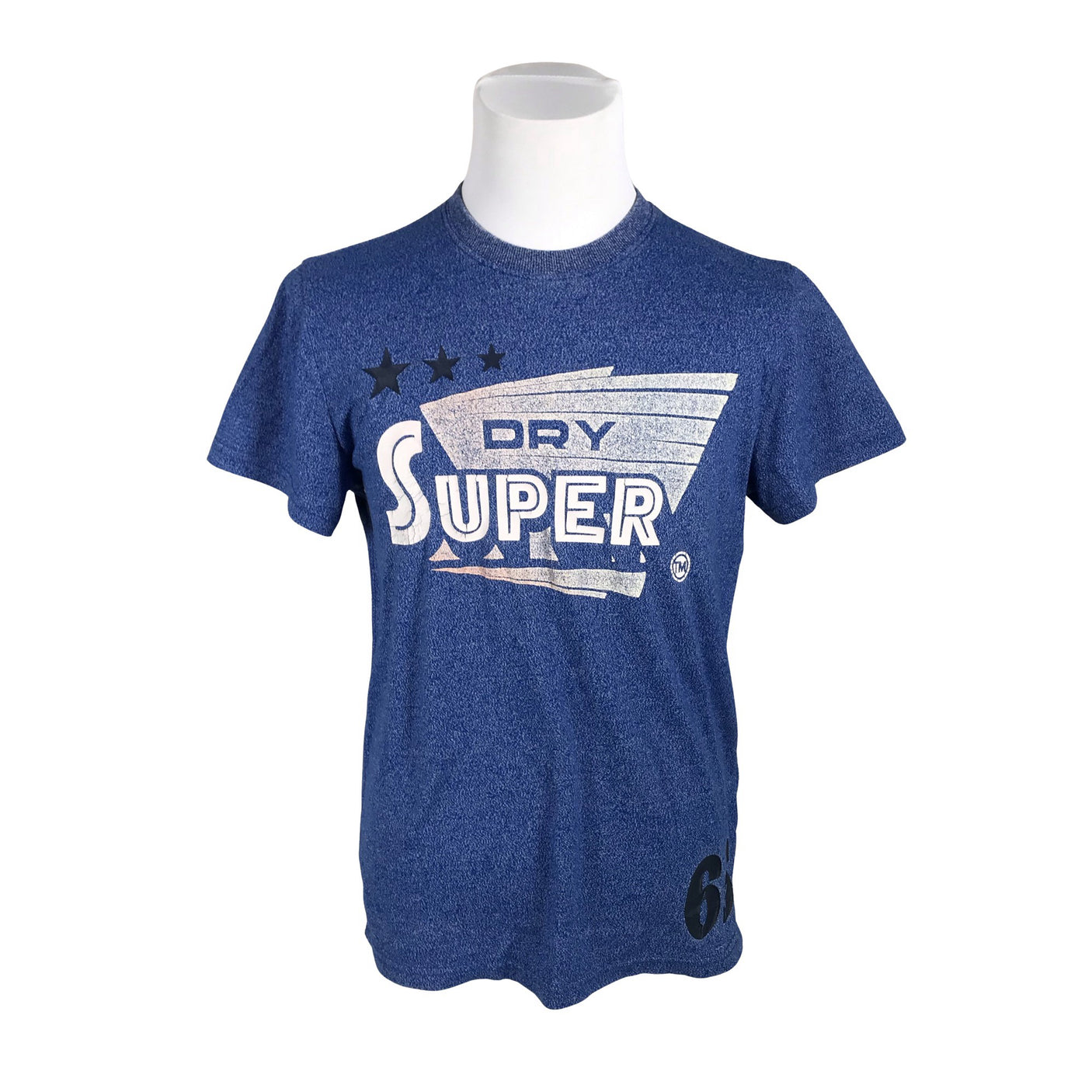Miesten Superdry - T-paita, koko L - Sininen (1)