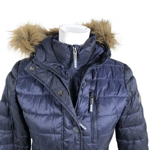 Naisten Superdry - Kevyttoppatakki, koko 36 - Sininen (3)