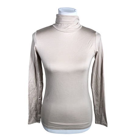 Naisten Essentials by Stockmann - Trikoopaita, koko 34 - Beige ()