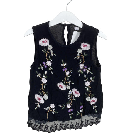 Tyttöjen River Island - Toppi, koko 128 - 134 - Musta ()