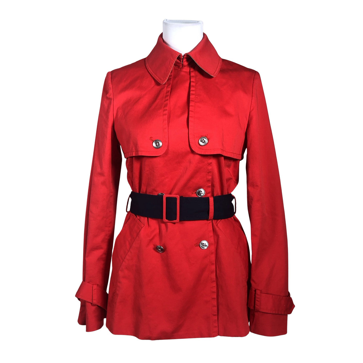 Naisten Tommy Hilfiger - Trenssitakki, koko 36 - Punainen (3)