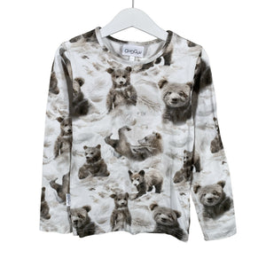 Unisex Gugguu - Trikoopaita, koko 116 - 122 - Valkoinen (1)