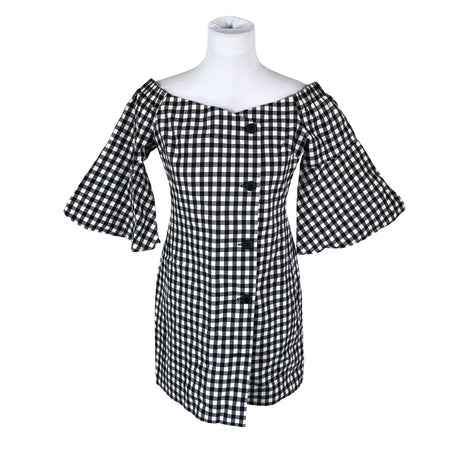 Naisten Topshop - Kangasmekko, koko 38 - Musta ()