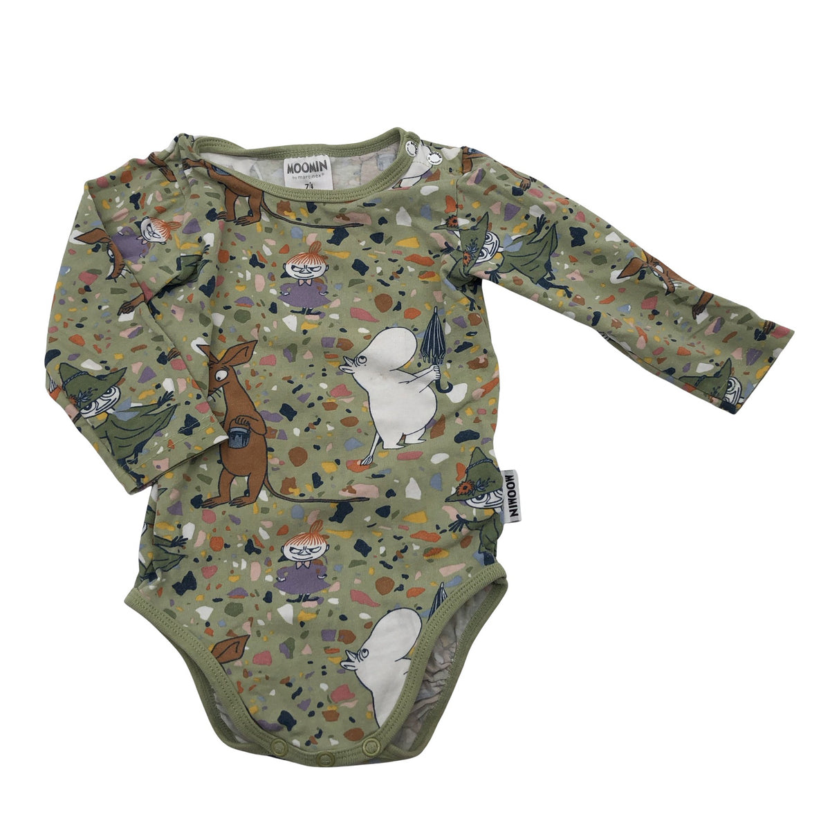 Unisex Martinex - Body, koko 68 - 74 - Vihreä (1)