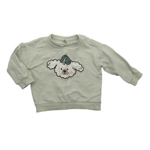Unisex Lindex - Collegepaita, koko 74 - 80 - Vihreä (1)