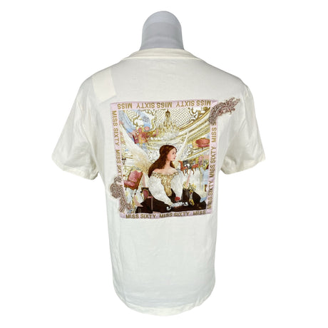 Unisex Miss Sixty - T-paita, koko 38 - Beige (2)