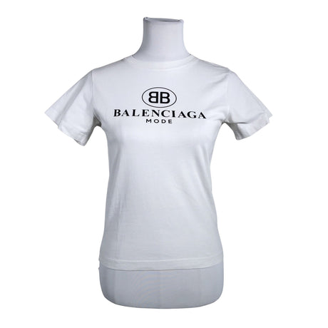 Naisten Balenciaga - T-paita, koko 36 - Valkoinen ()
