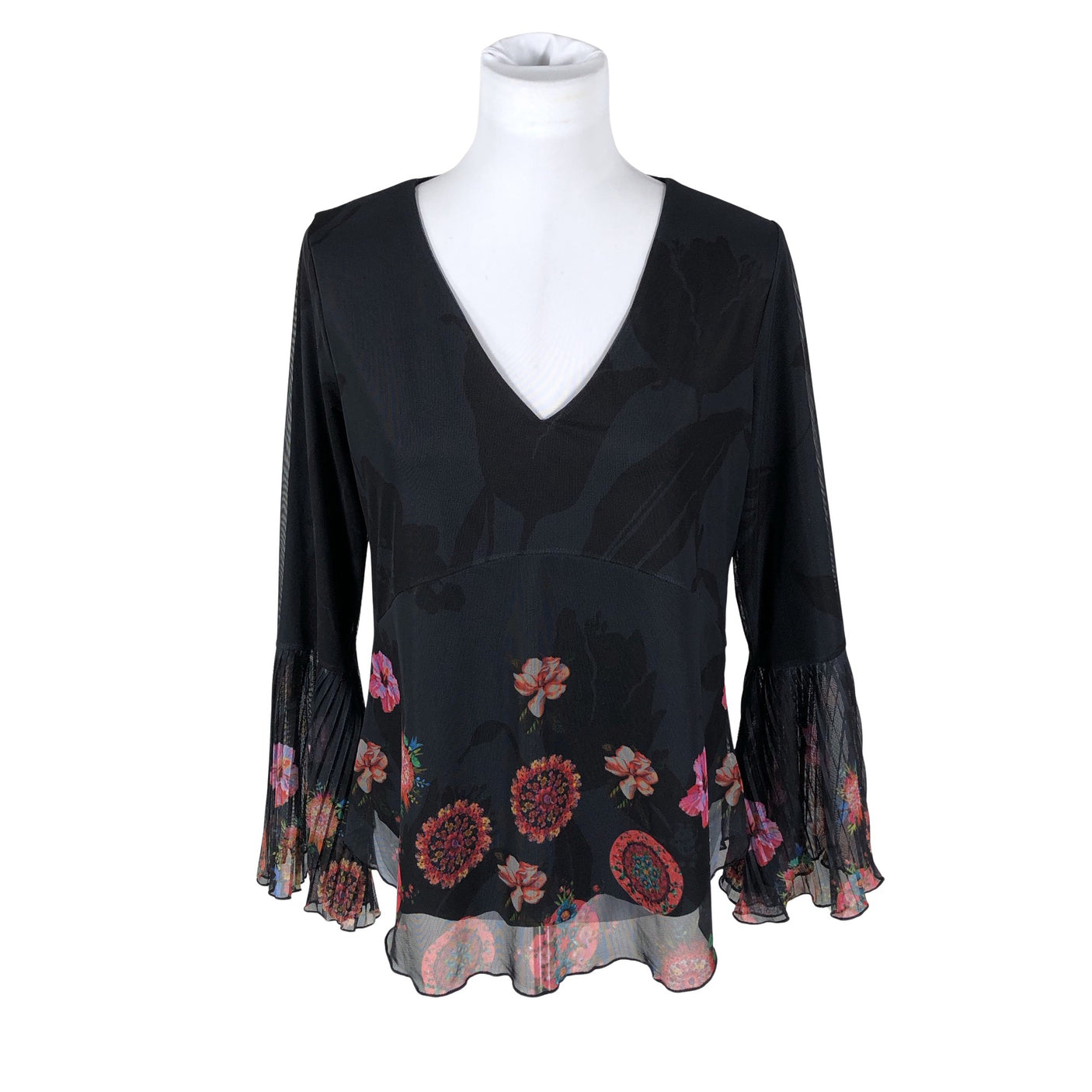 Unisex Desigual - Pluus, suurus 40 - Hall (1)