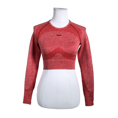Naisten Gymshark - Urheilupaita, pitkät hihat, koko 34 - Punainen ()
