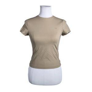 Naisten MP - Urheilupaita, lyhyet hihat, koko 36 - Beige (1)