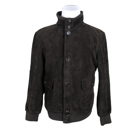 Miesten Francesco Galli - Nahkatakki, koko XXL - Ruskea ()