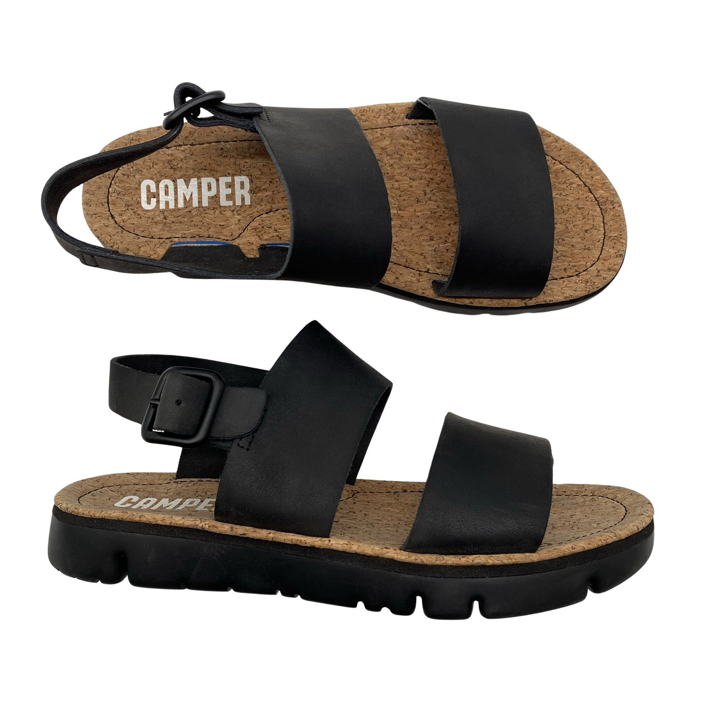 Naisten Camper - Sandaalit, koko 38 - Musta (1)