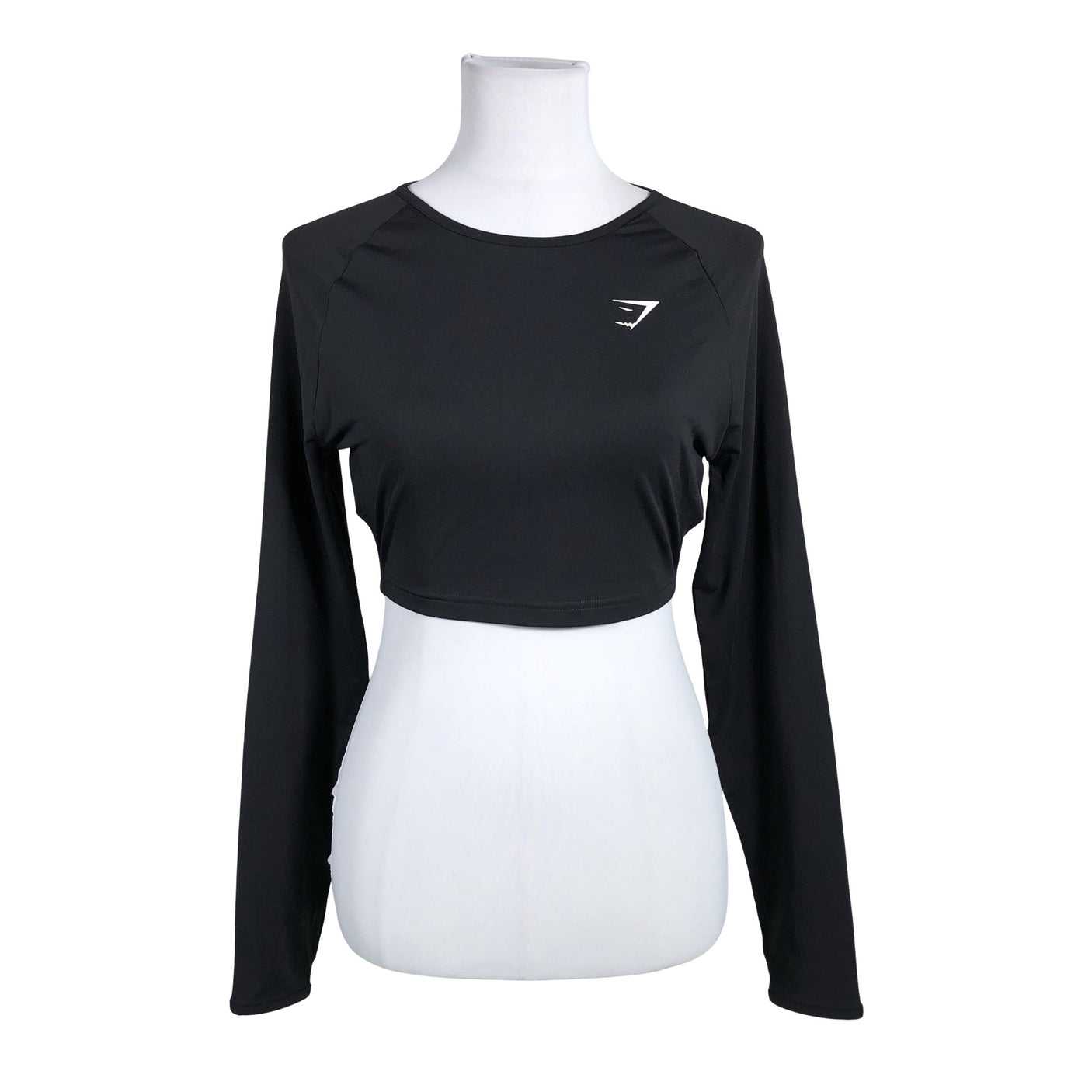 Naisten Gymshark - Urheilupaita, pitkät hihat, koko 36 - Musta (1)