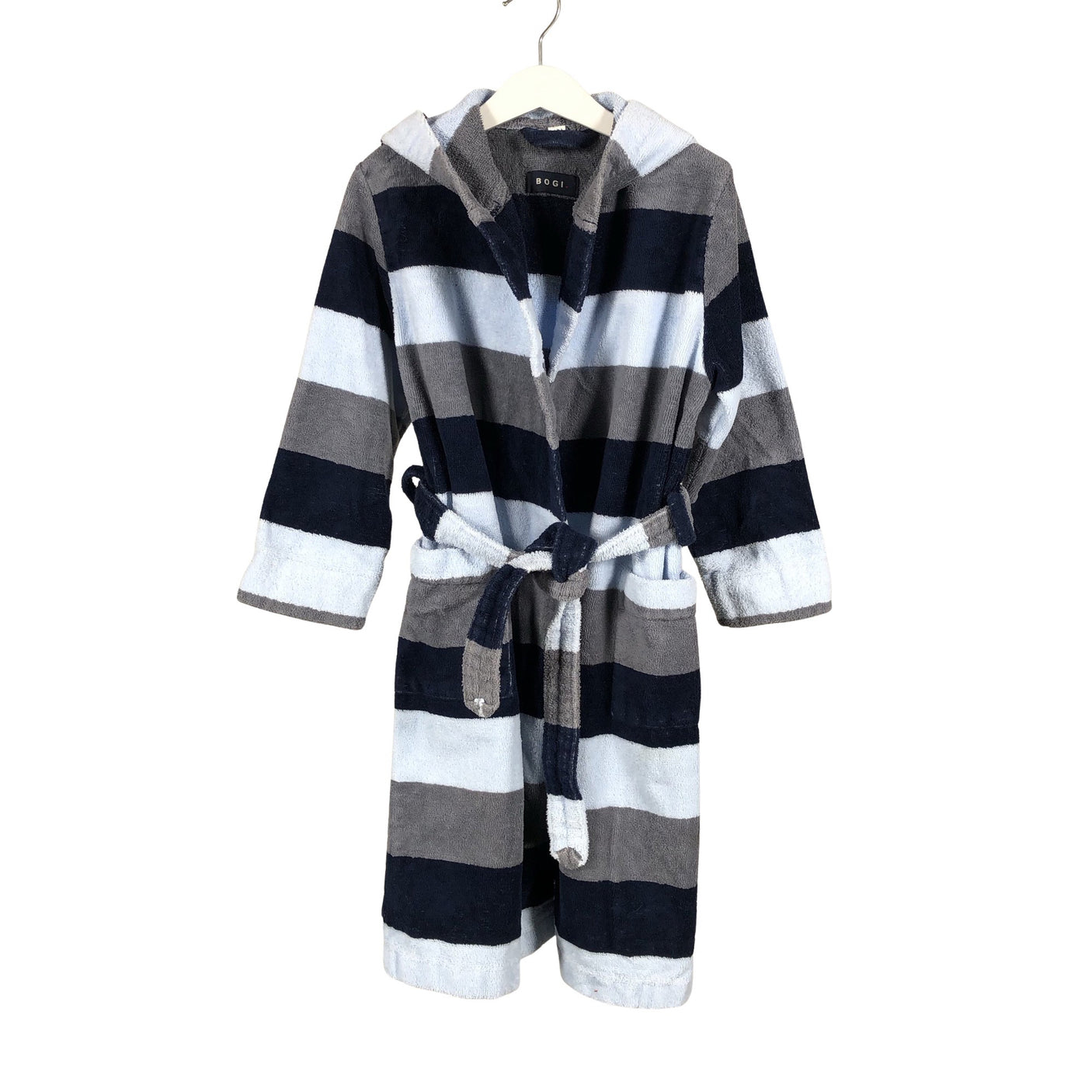 Unisex Bogi - Kylpytakki, koko 116 - 122 - Sininen (1)