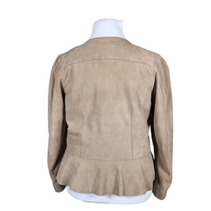 Naisten Part two - Nahkatakki, koko 42 - Beige (2)