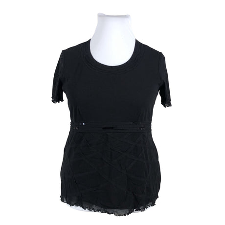 Naisten Gerry Weber - Lyhythihainen pusero, koko 42 - Musta ()