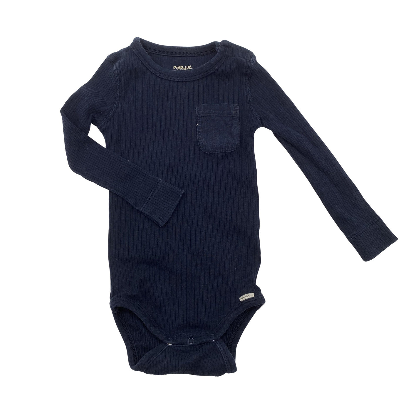 Unisex POMPdeLUX - Body, koko 74 - 80 - Sininen (1)