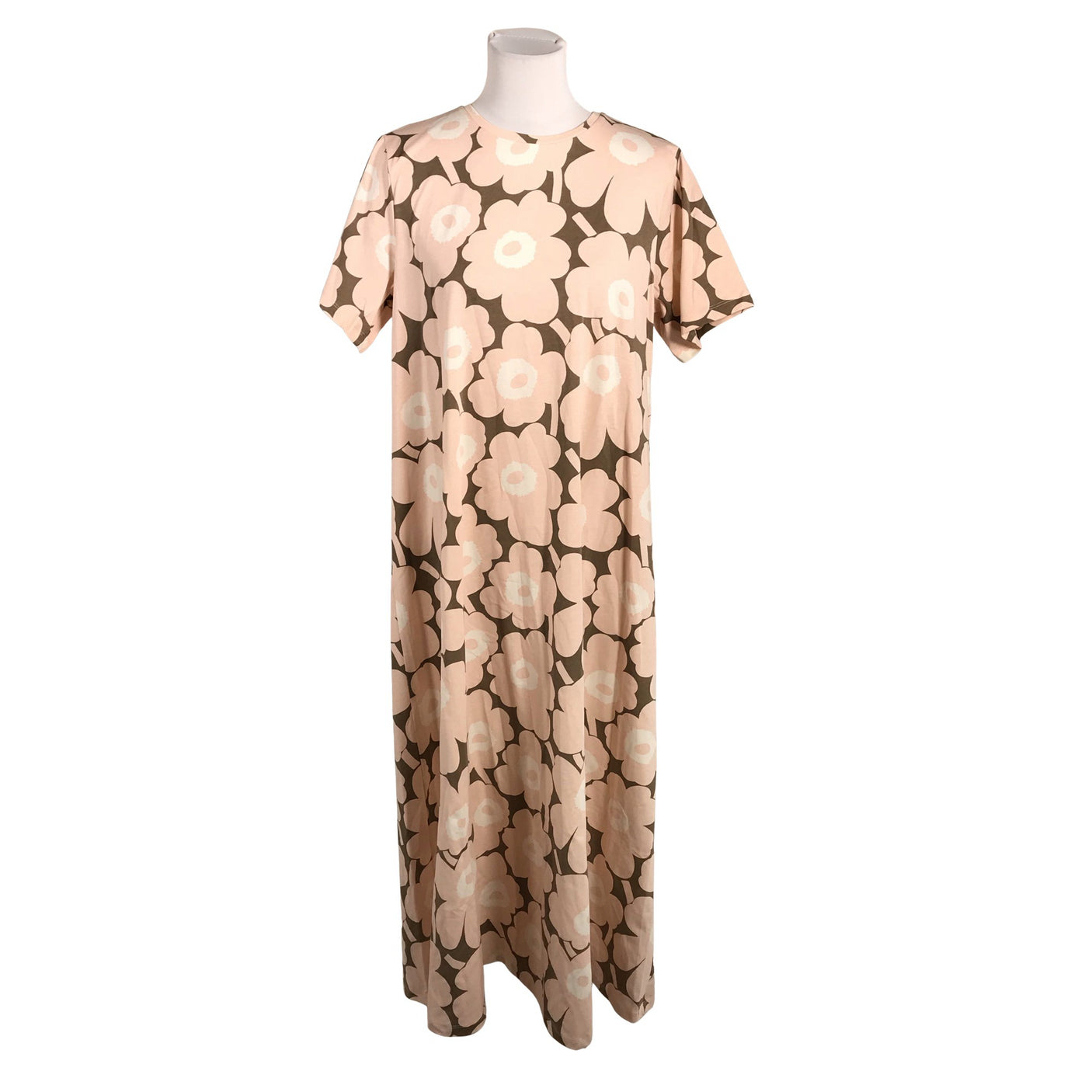 Naisten Marimekko - Trikoomekko, koko 40 - Vaaleanpunainen (1)