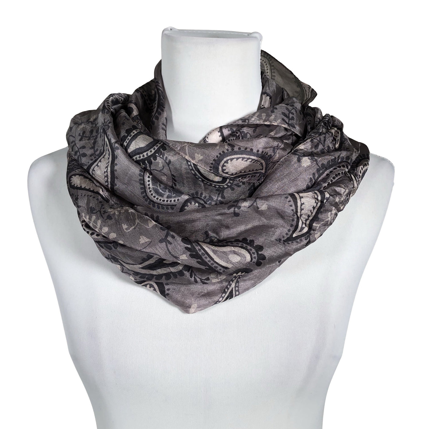 Naisten Lasessor - Tuubihuivi, koko Midi - Harmaa (1)