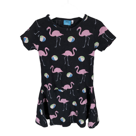 Tyttöjen me&i - Trikoomekko, koko 110 - 116 - Musta ()