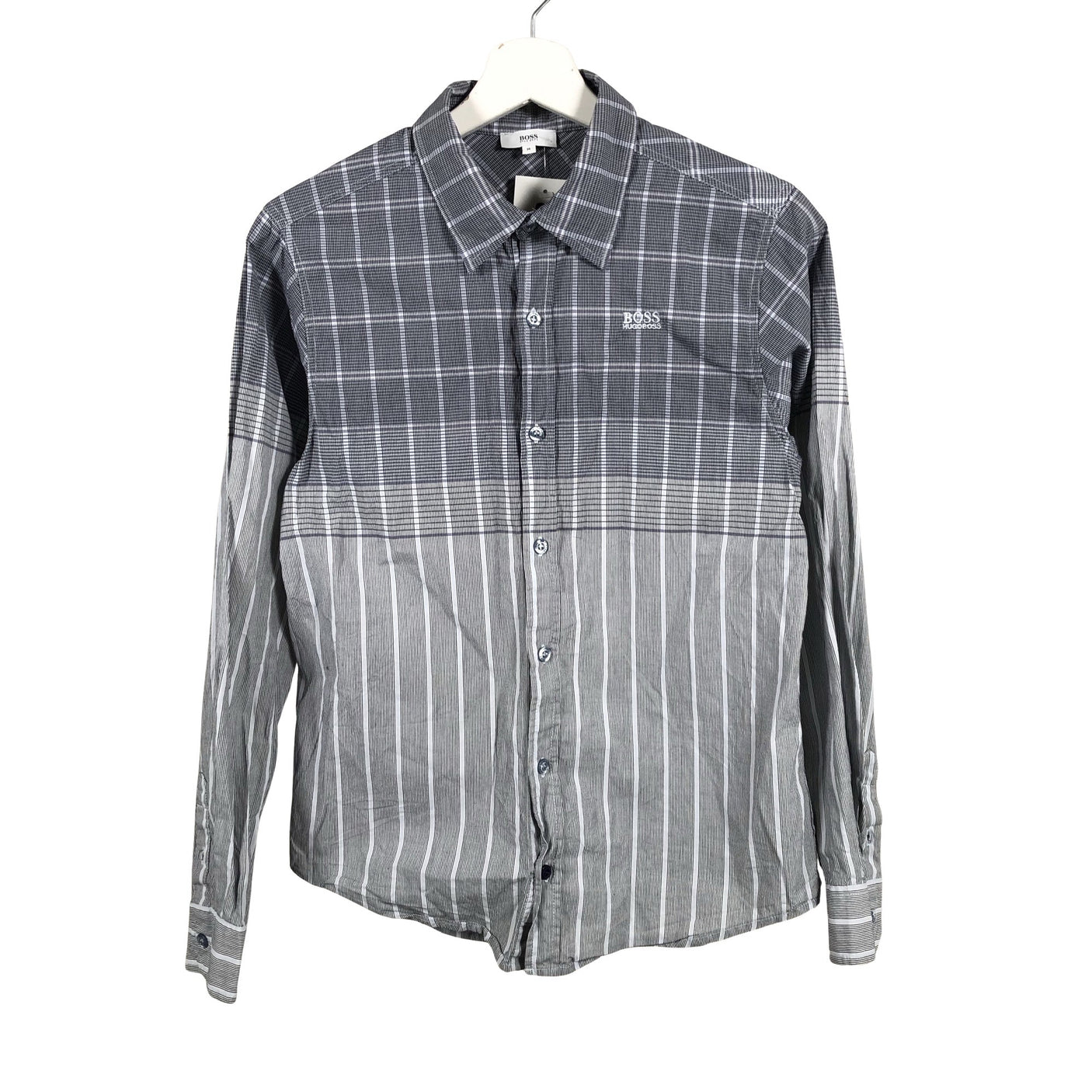 Poikien Hugo Boss - Kauluspaita, koko 158 - 164 - Harmaa (1)