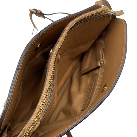 Naisten Global - Olkalaukku, koko Midi - Ruskea (2)