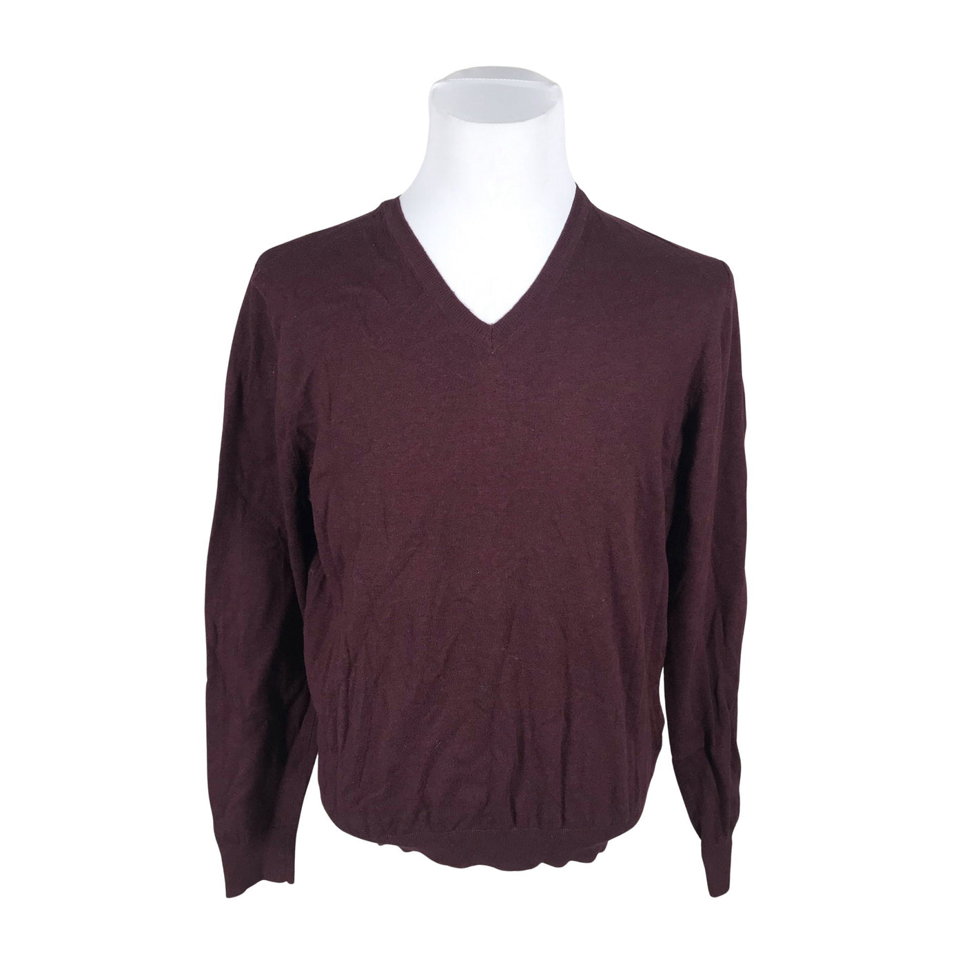 Miesten Massimo Dutti - Neulepaita, koko XL - Viininpunainen (1)