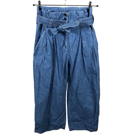 Naisten Vanessa Bruno - Kangashousut, koko 38 - Sininen (2)