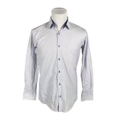 Miesten fitmens - Kauluspaita, koko M - Valkoinen ()