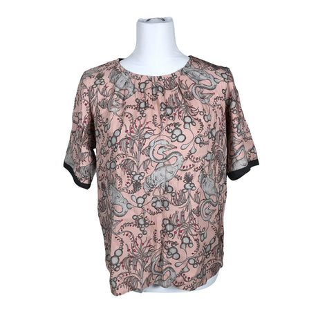 Naisten Noa Noa - Lyhythihainen pusero, koko 40 - Vaaleanpunainen (2)