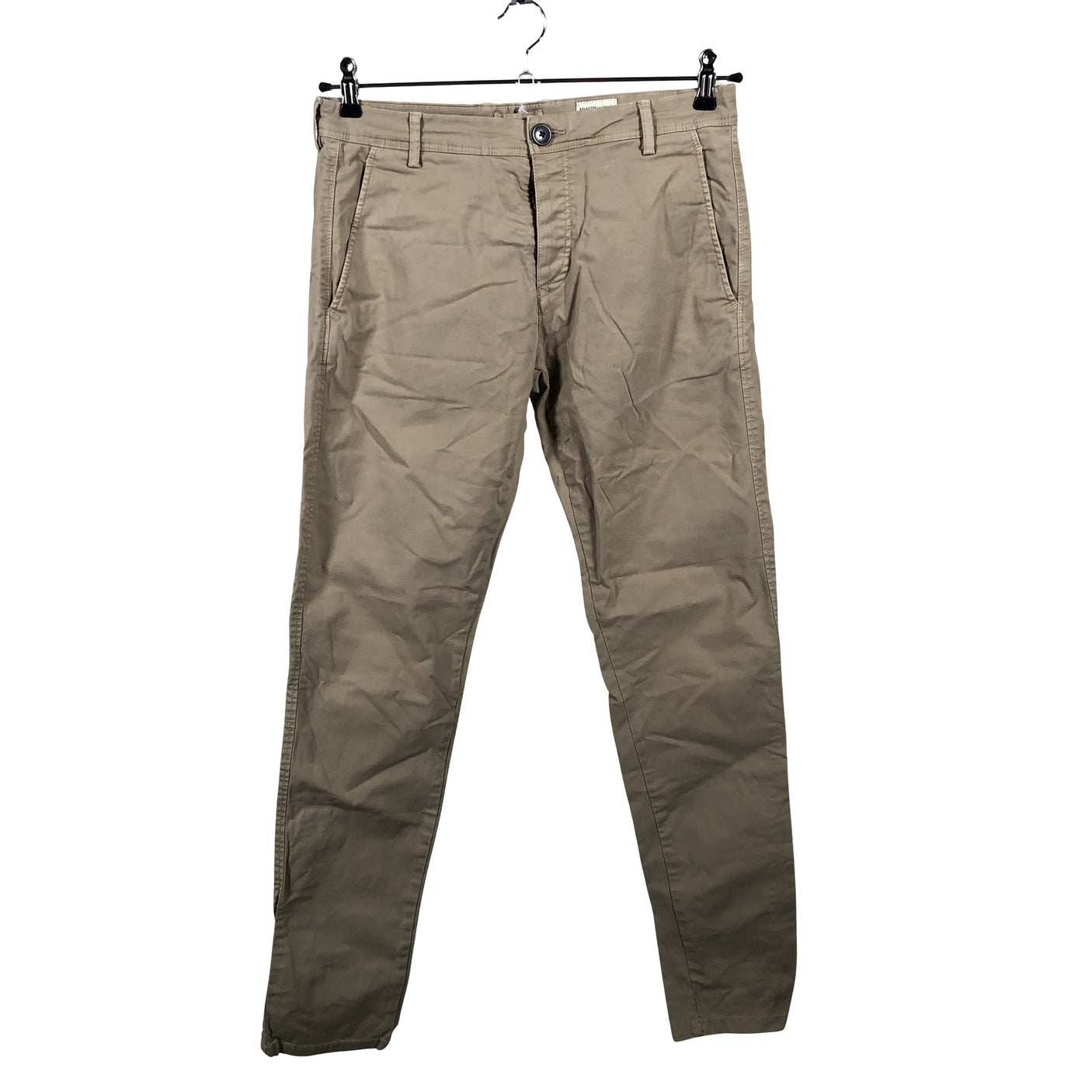 Miesten Selected - Chinot, koko L - Beige (1)
