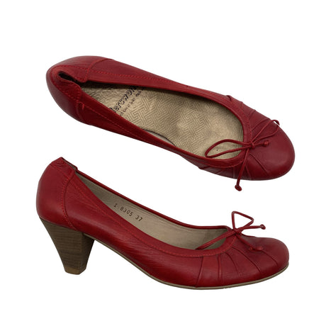 Naisten Wonders - Korkokengät, koko 37 - Punainen ()