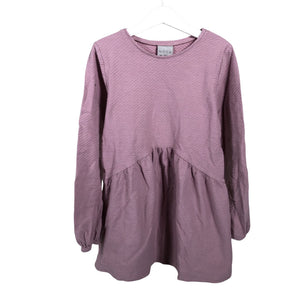 Tyttöjen NOSH - Trikoomekko, koko 134 - 140 - Violetti (1)