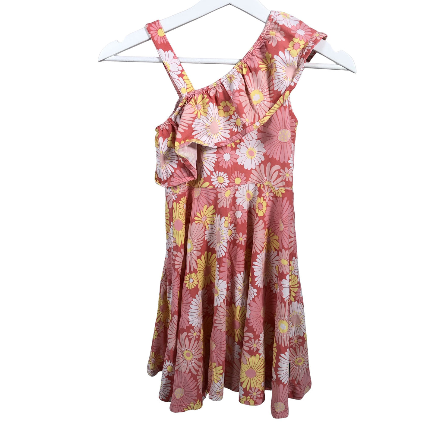 Tyttöjen Polarn O. Pyret - Trikoomekko, koko 134 - 140 - Vaaleanpunainen (1)