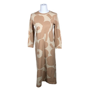 Naisten Marimekko - Trikoomekko, koko 36 - Beige (1)