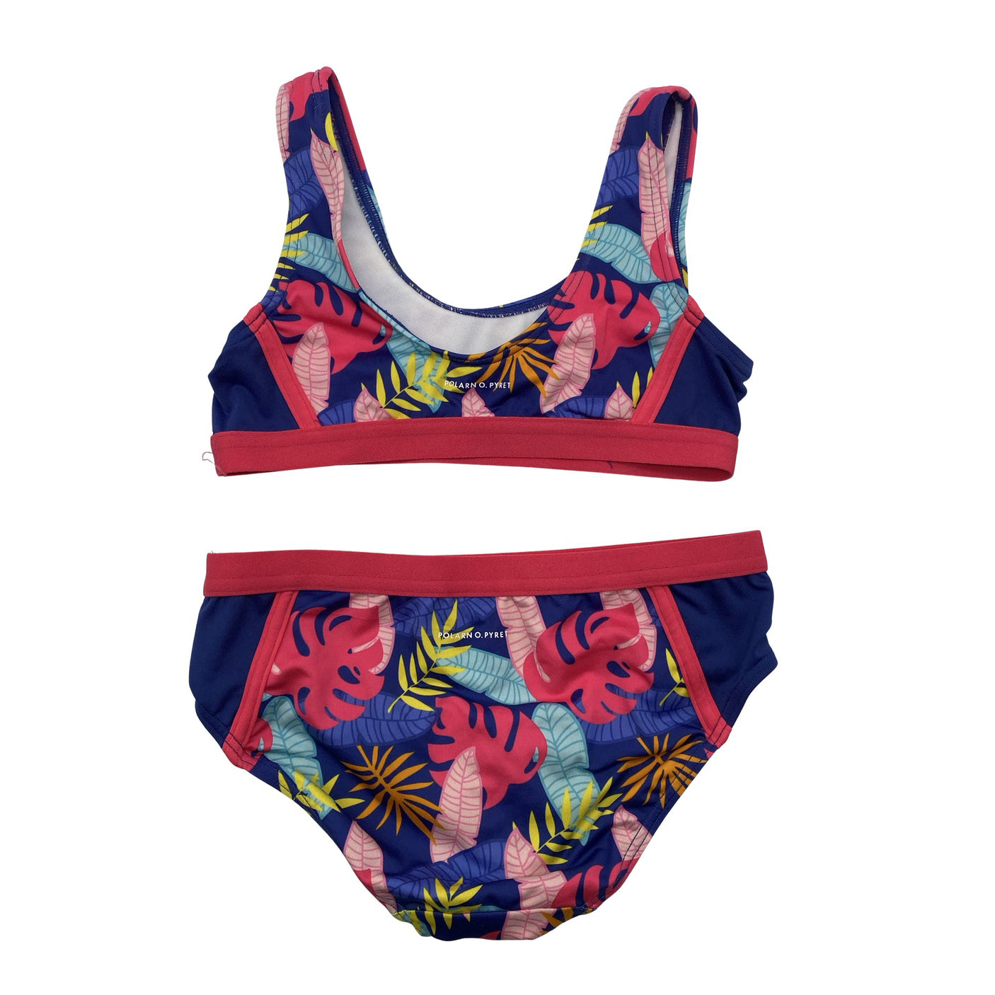 Tyttöjen Polarn O. Pyret - Bikinit, koko 122 - 128 - Sininen (2)