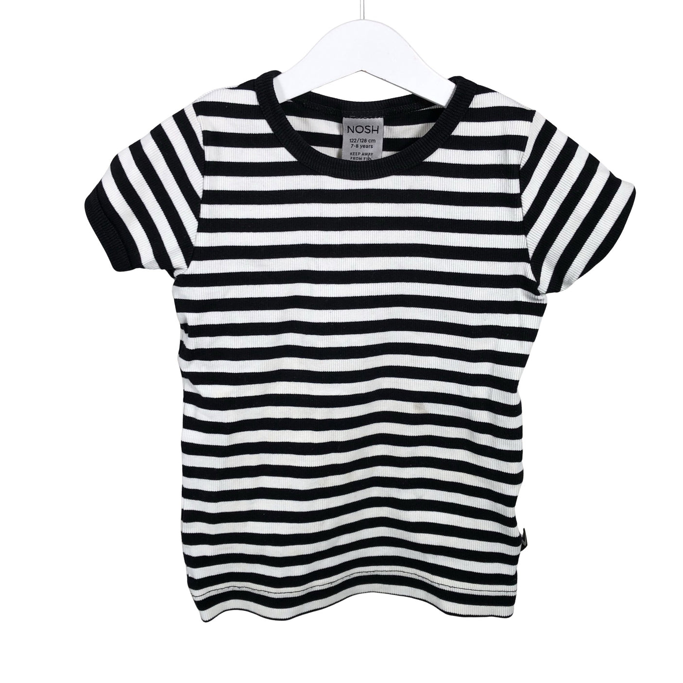 Unisex NOSH - T-paita, koko 122 - 128 - Musta (1)