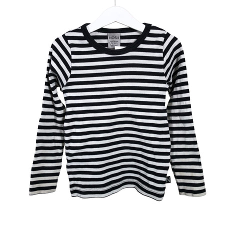 Unisex NOSH - Trikoopaita, koko 122 - 128 - Musta ()