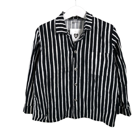 Unisex Marimekko - Kauluspaita, koko 104 - 110 - Musta ()