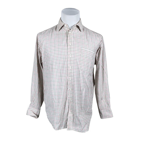 Miesten Stephens Brothers - Flanellipaita, koko M - Valkoinen ()